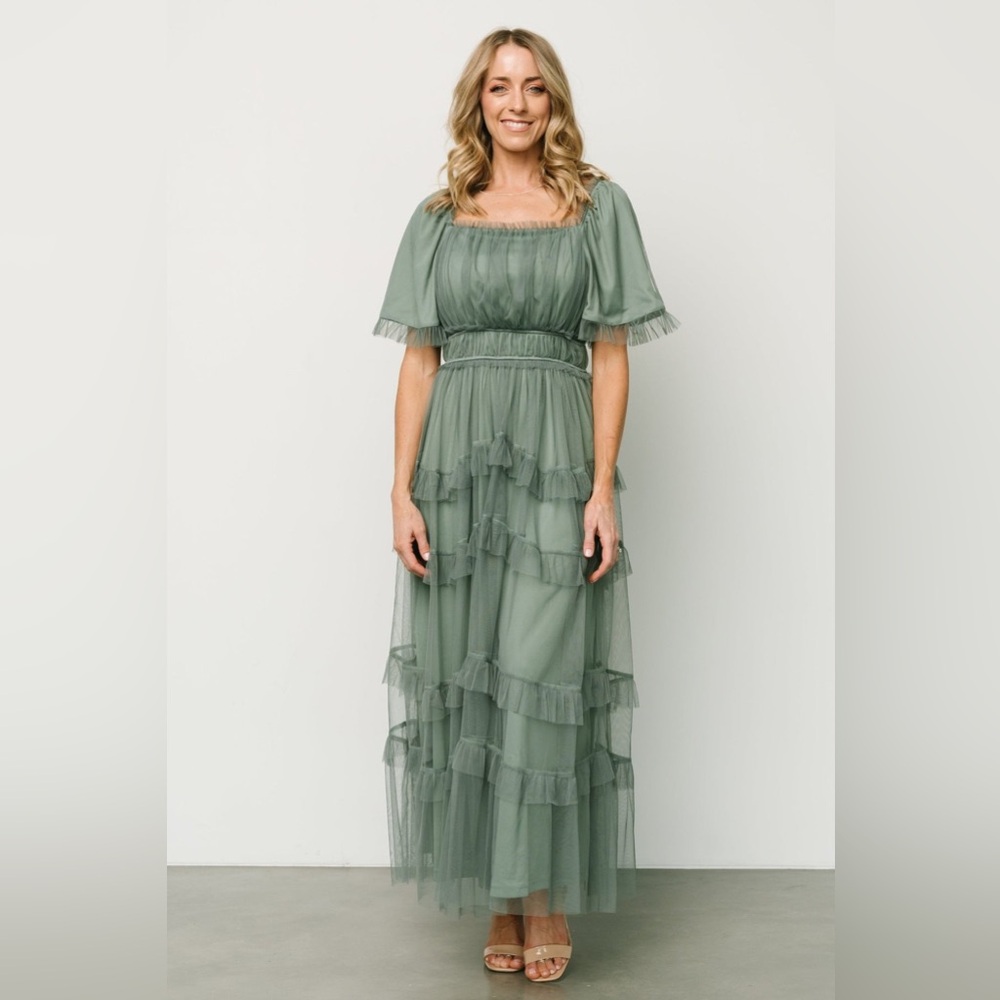 Baltic Born Sage Green Maxi Dress